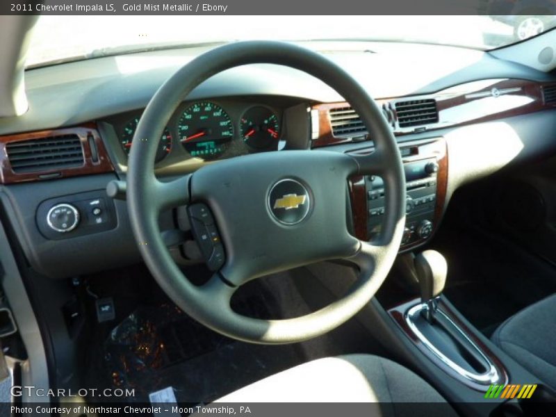 Gold Mist Metallic / Ebony 2011 Chevrolet Impala LS