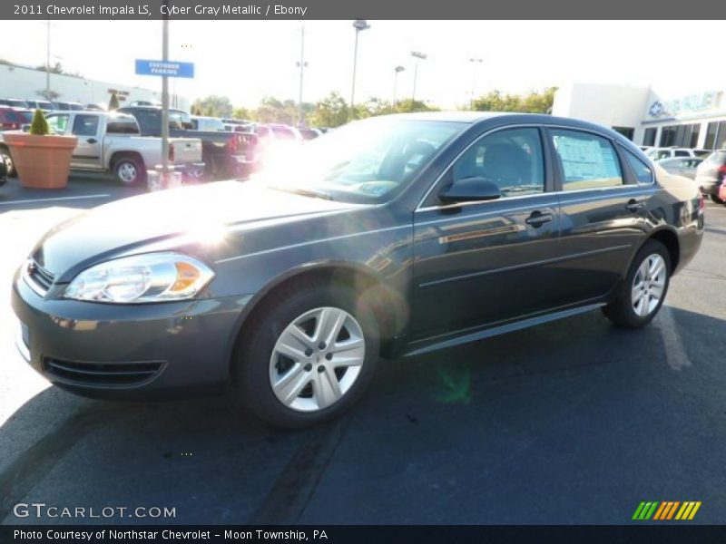 Cyber Gray Metallic / Ebony 2011 Chevrolet Impala LS