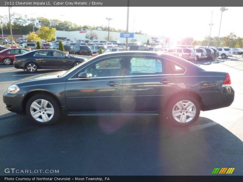 Cyber Gray Metallic / Ebony 2011 Chevrolet Impala LS