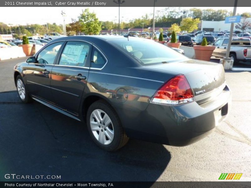 Cyber Gray Metallic / Ebony 2011 Chevrolet Impala LS