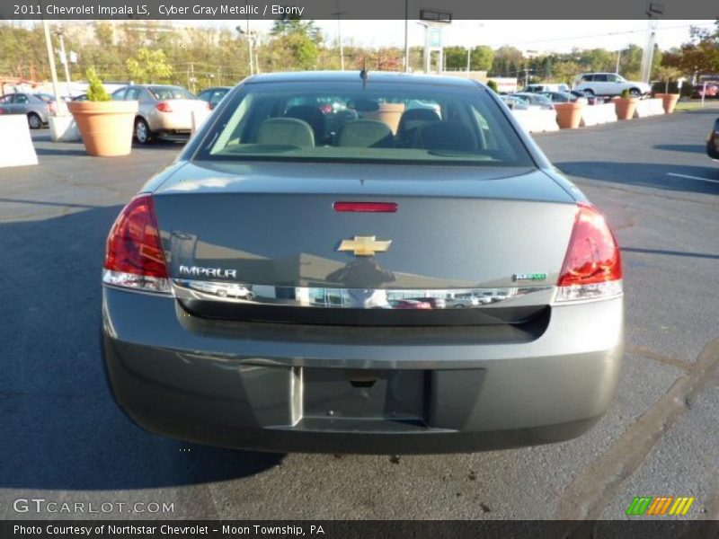 Cyber Gray Metallic / Ebony 2011 Chevrolet Impala LS
