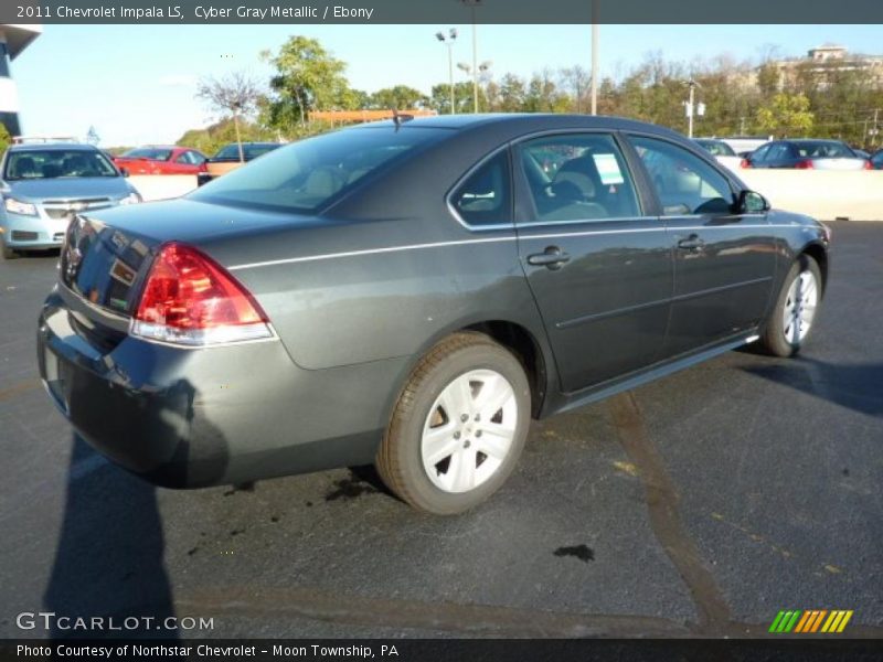 Cyber Gray Metallic / Ebony 2011 Chevrolet Impala LS