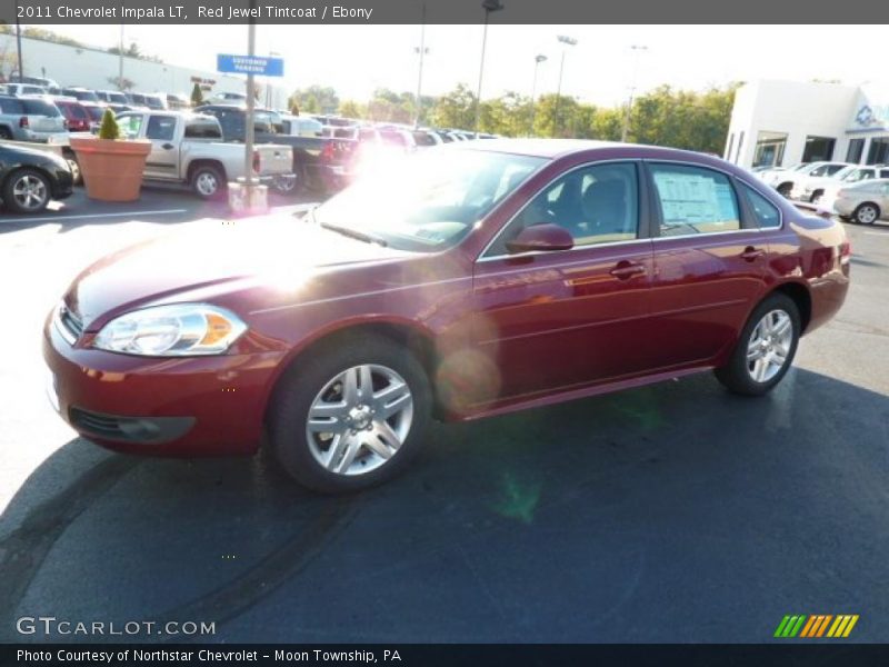 Red Jewel Tintcoat / Ebony 2011 Chevrolet Impala LT
