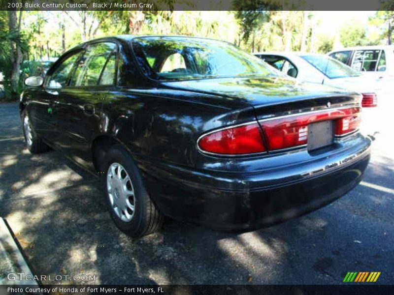 Black / Medium Gray 2003 Buick Century Custom