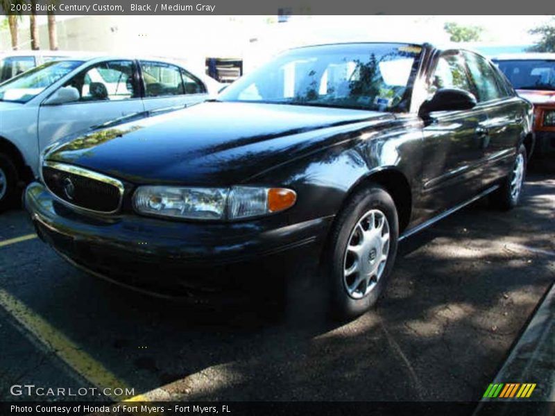 Black / Medium Gray 2003 Buick Century Custom
