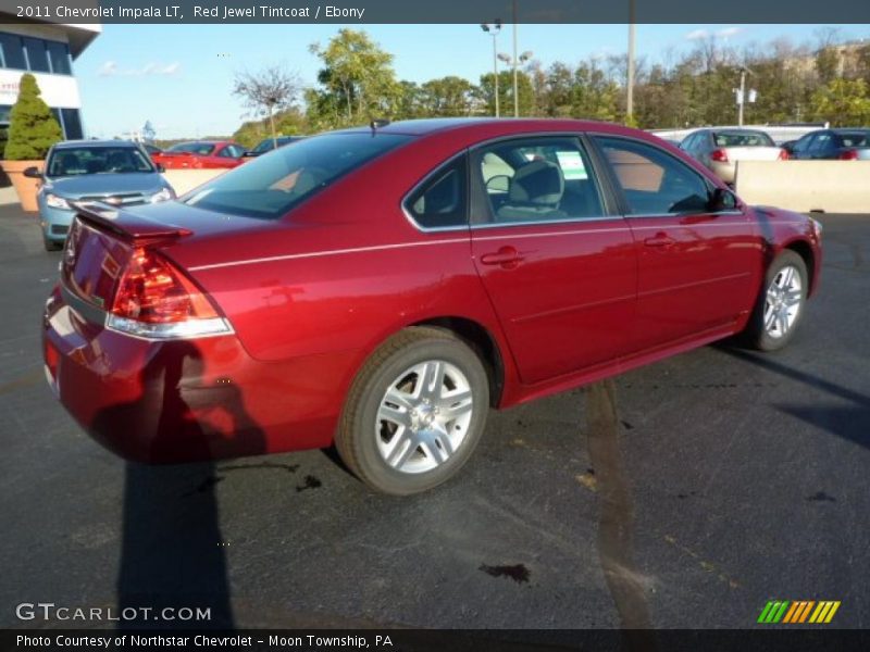 Red Jewel Tintcoat / Ebony 2011 Chevrolet Impala LT