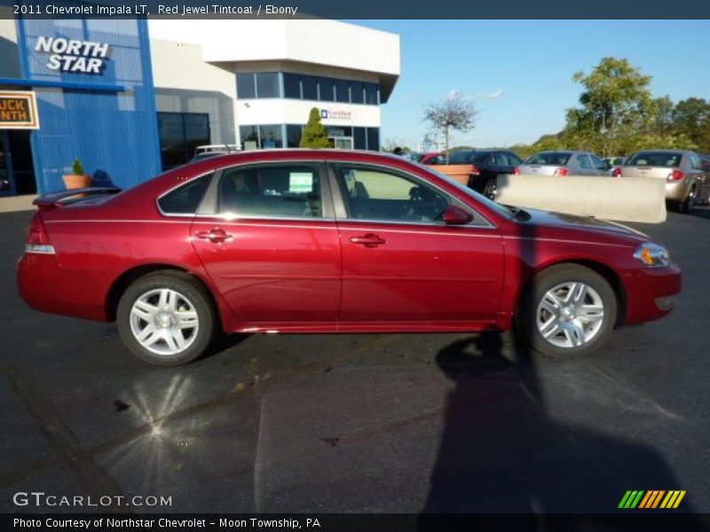 Red Jewel Tintcoat / Ebony 2011 Chevrolet Impala LT