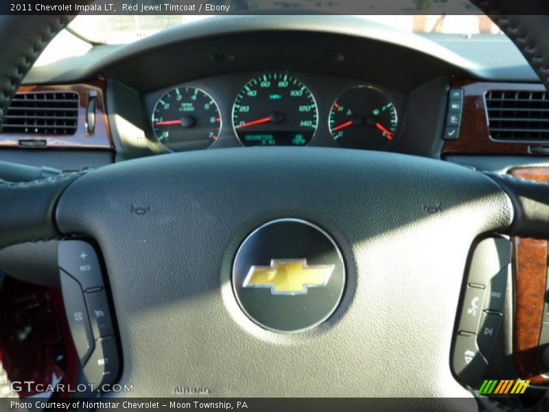 Red Jewel Tintcoat / Ebony 2011 Chevrolet Impala LT