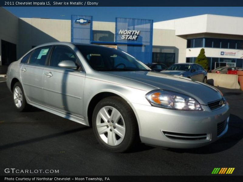 Silver Ice Metallic / Ebony 2011 Chevrolet Impala LS