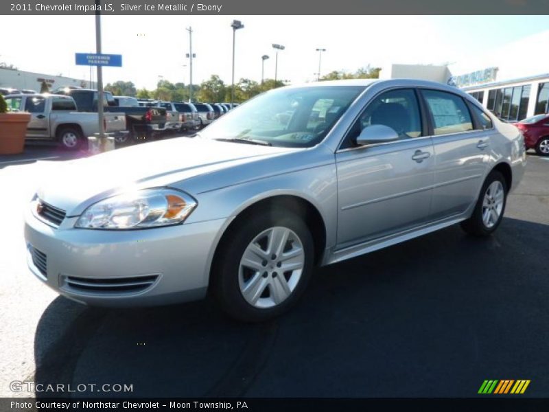 Silver Ice Metallic / Ebony 2011 Chevrolet Impala LS