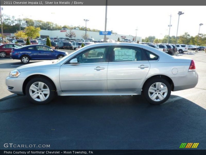 Silver Ice Metallic / Ebony 2011 Chevrolet Impala LS