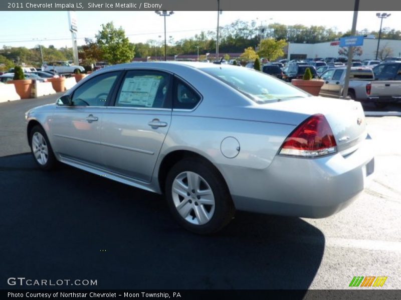 Silver Ice Metallic / Ebony 2011 Chevrolet Impala LS