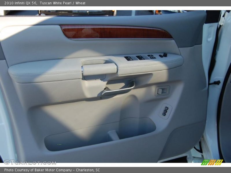 Tuscan White Pearl / Wheat 2010 Infiniti QX 56