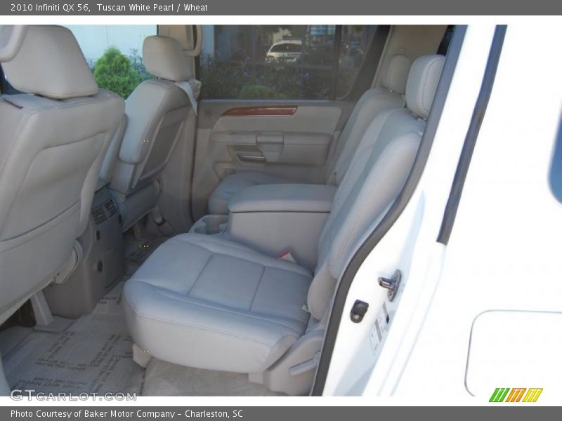 Tuscan White Pearl / Wheat 2010 Infiniti QX 56