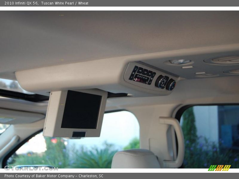 Tuscan White Pearl / Wheat 2010 Infiniti QX 56