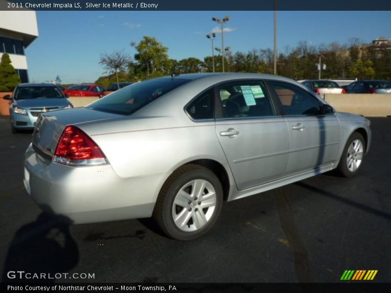 Silver Ice Metallic / Ebony 2011 Chevrolet Impala LS