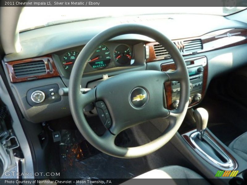 Silver Ice Metallic / Ebony 2011 Chevrolet Impala LS