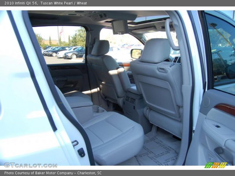 Tuscan White Pearl / Wheat 2010 Infiniti QX 56