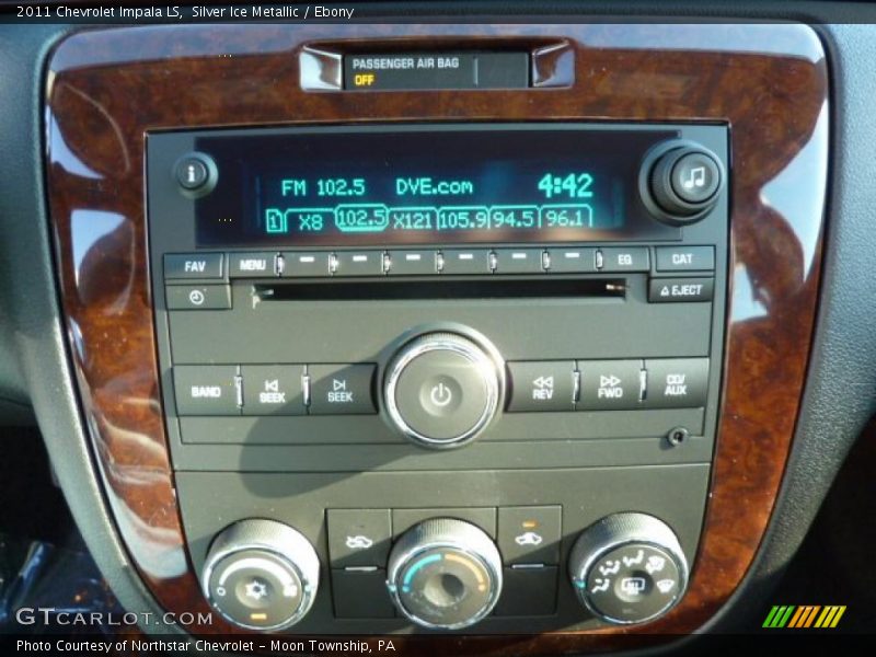 Silver Ice Metallic / Ebony 2011 Chevrolet Impala LS