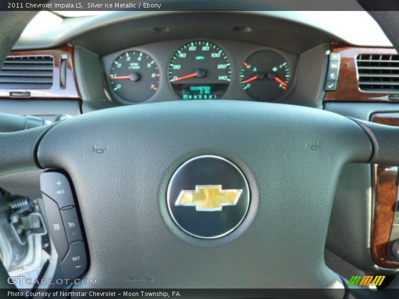 Silver Ice Metallic / Ebony 2011 Chevrolet Impala LS