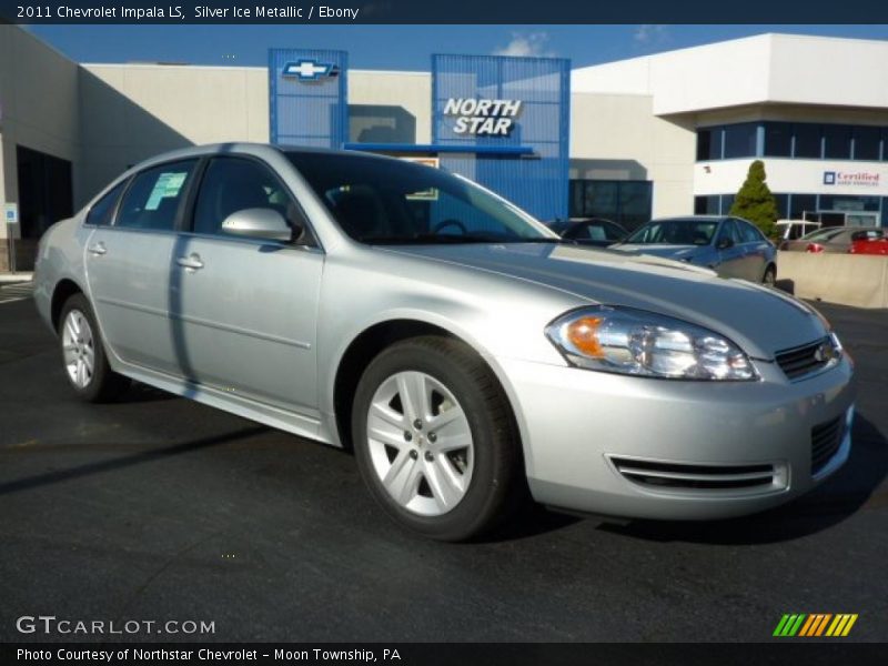 Silver Ice Metallic / Ebony 2011 Chevrolet Impala LS