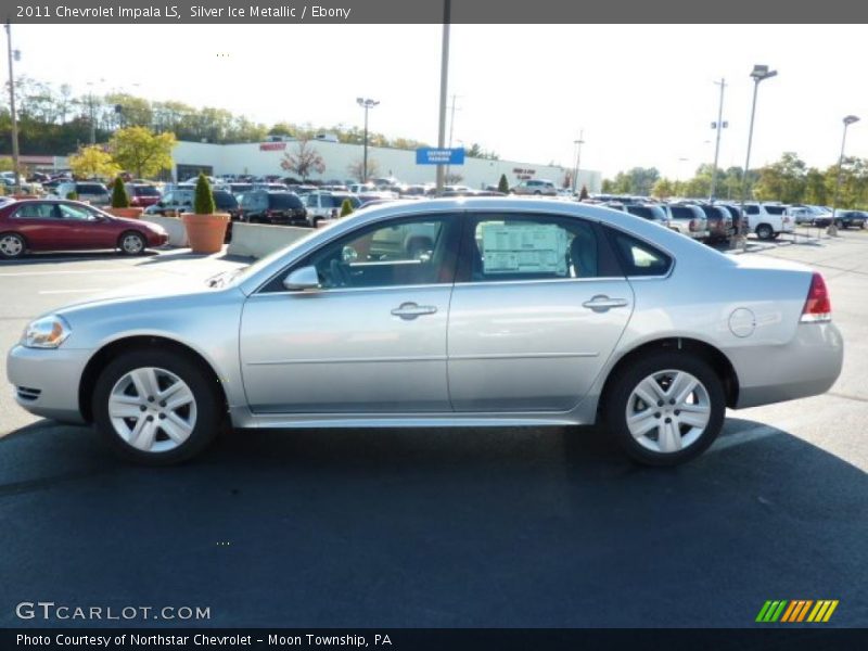 Silver Ice Metallic / Ebony 2011 Chevrolet Impala LS