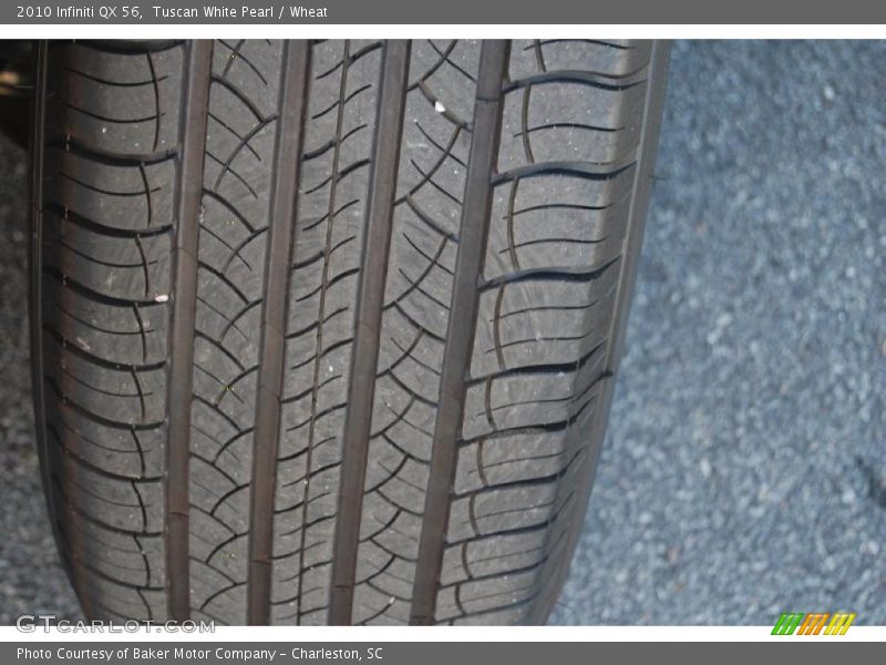 Tuscan White Pearl / Wheat 2010 Infiniti QX 56