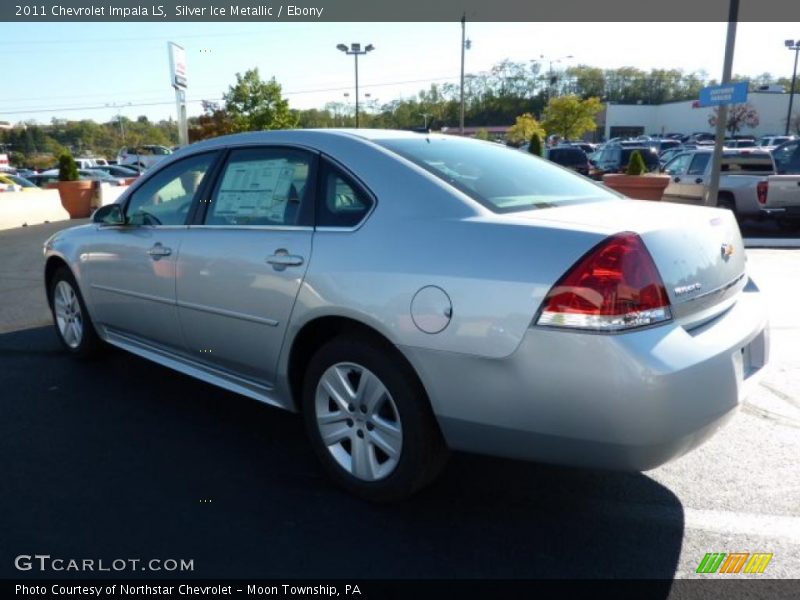 Silver Ice Metallic / Ebony 2011 Chevrolet Impala LS