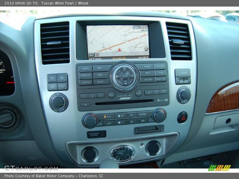 Tuscan White Pearl / Wheat 2010 Infiniti QX 56