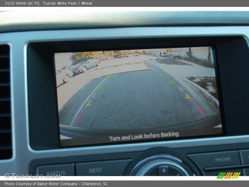 Tuscan White Pearl / Wheat 2010 Infiniti QX 56