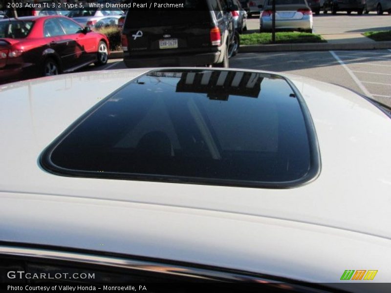 White Diamond Pearl / Parchment 2003 Acura TL 3.2 Type S