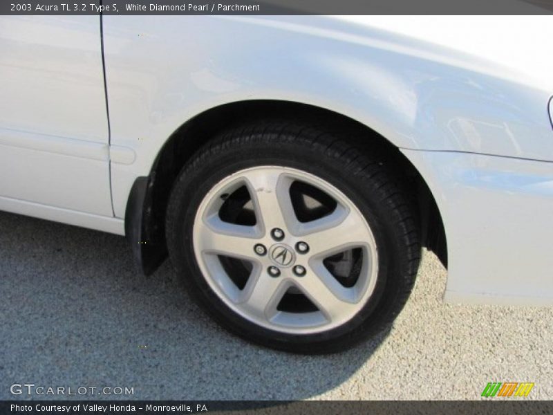 White Diamond Pearl / Parchment 2003 Acura TL 3.2 Type S