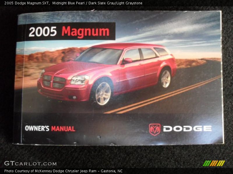 Midnight Blue Pearl / Dark Slate Gray/Light Graystone 2005 Dodge Magnum SXT