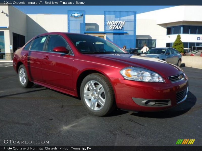 Red Jewel Tintcoat / Ebony 2011 Chevrolet Impala LT