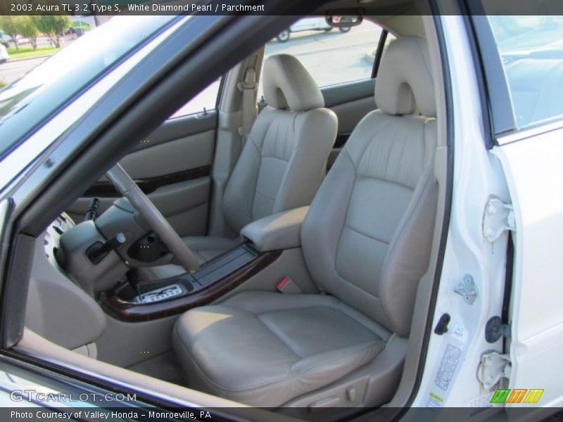 White Diamond Pearl / Parchment 2003 Acura TL 3.2 Type S