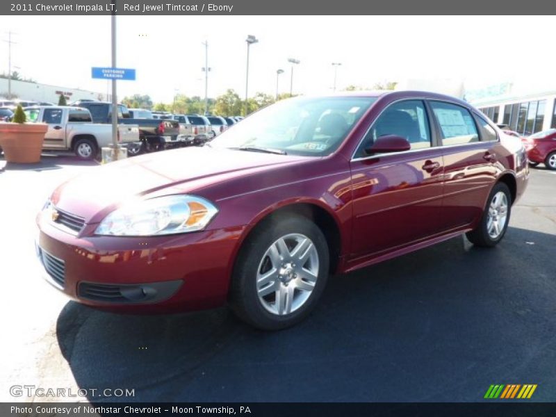 Red Jewel Tintcoat / Ebony 2011 Chevrolet Impala LT