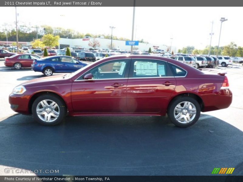 Red Jewel Tintcoat / Ebony 2011 Chevrolet Impala LT