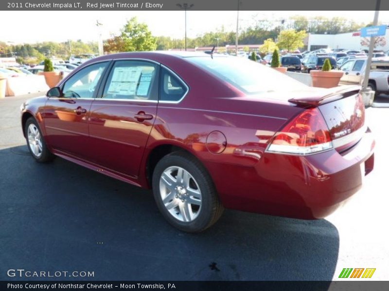 Red Jewel Tintcoat / Ebony 2011 Chevrolet Impala LT