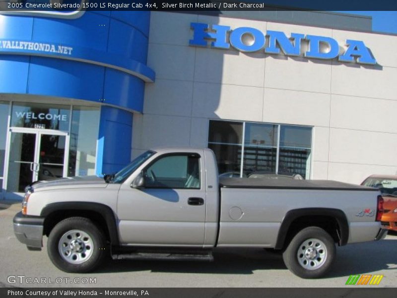 Silver Birch Metallic / Dark Charcoal 2005 Chevrolet Silverado 1500 LS Regular Cab 4x4