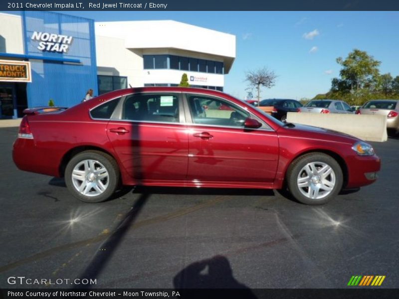 Red Jewel Tintcoat / Ebony 2011 Chevrolet Impala LT