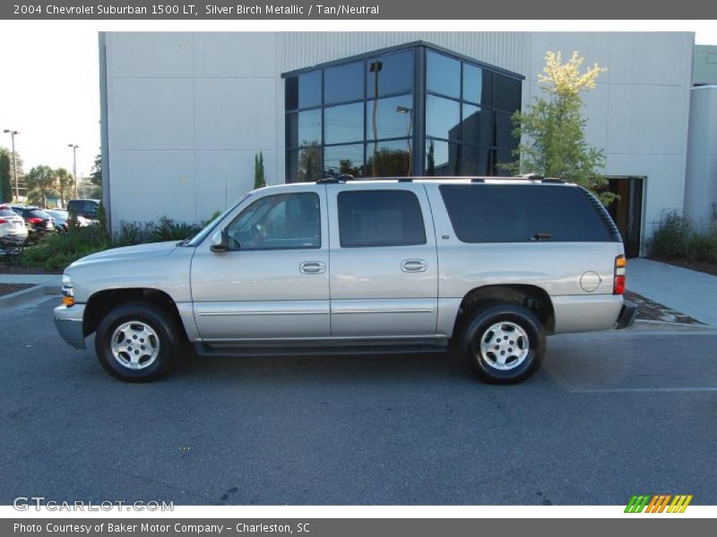 Silver Birch Metallic / Tan/Neutral 2004 Chevrolet Suburban 1500 LT