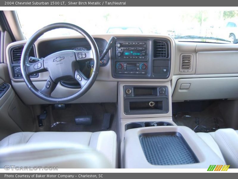 Silver Birch Metallic / Tan/Neutral 2004 Chevrolet Suburban 1500 LT