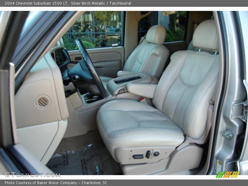 Silver Birch Metallic / Tan/Neutral 2004 Chevrolet Suburban 1500 LT