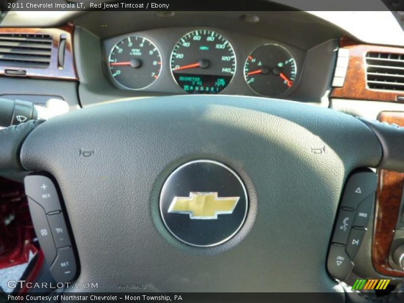 Red Jewel Tintcoat / Ebony 2011 Chevrolet Impala LT