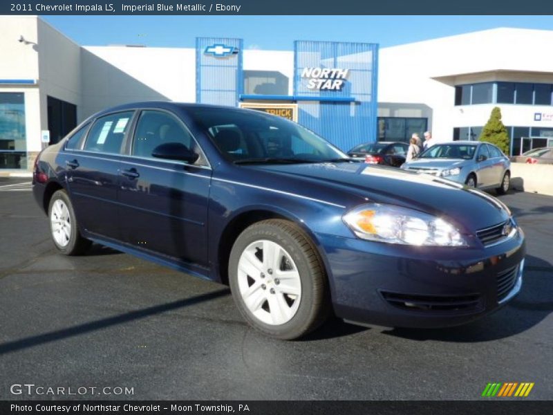 Imperial Blue Metallic / Ebony 2011 Chevrolet Impala LS