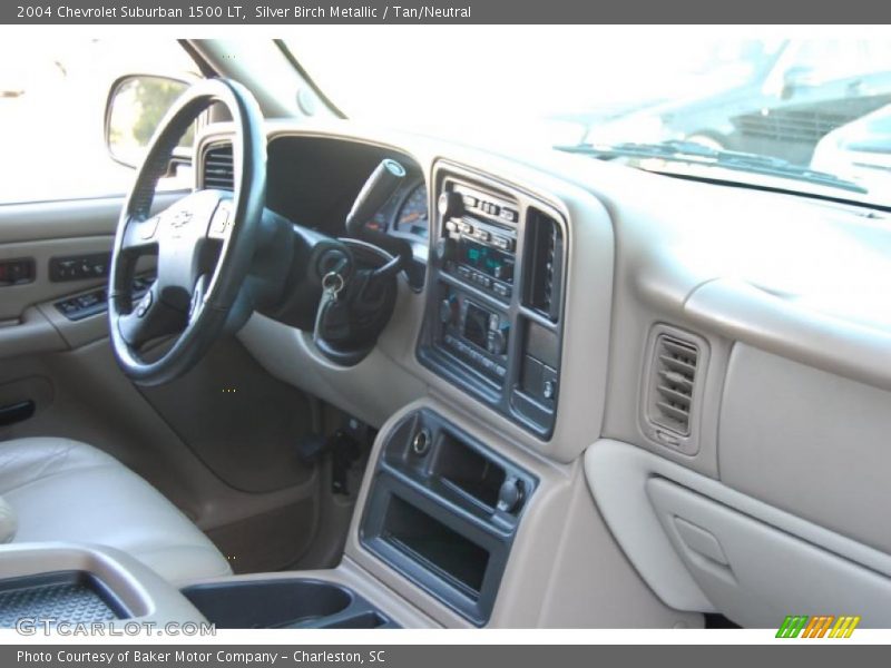 Silver Birch Metallic / Tan/Neutral 2004 Chevrolet Suburban 1500 LT