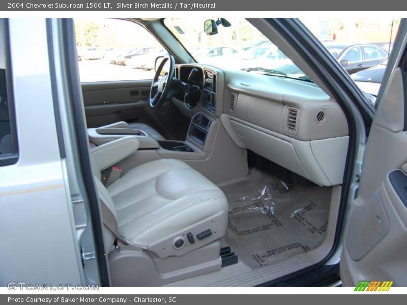 Silver Birch Metallic / Tan/Neutral 2004 Chevrolet Suburban 1500 LT