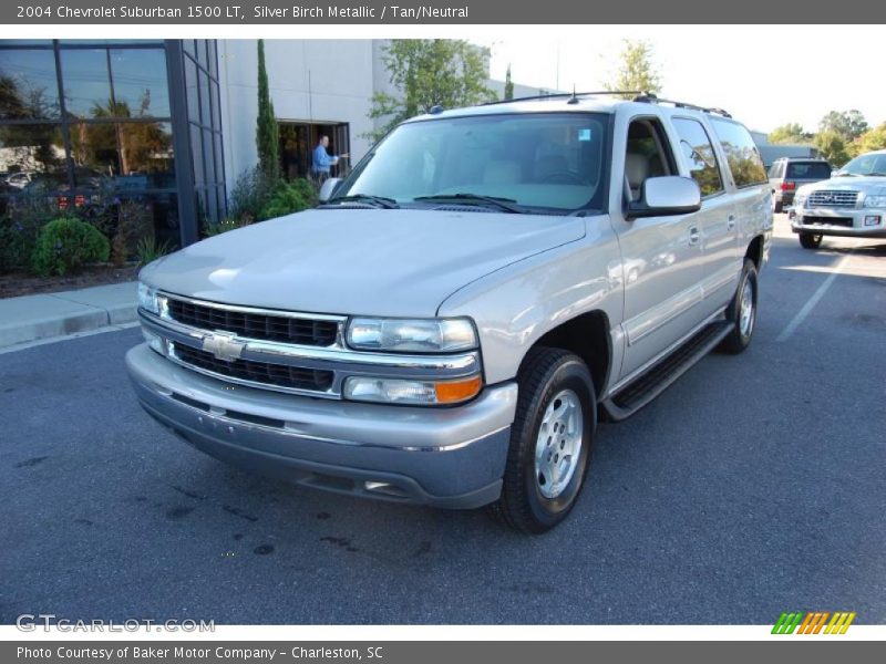 Silver Birch Metallic / Tan/Neutral 2004 Chevrolet Suburban 1500 LT