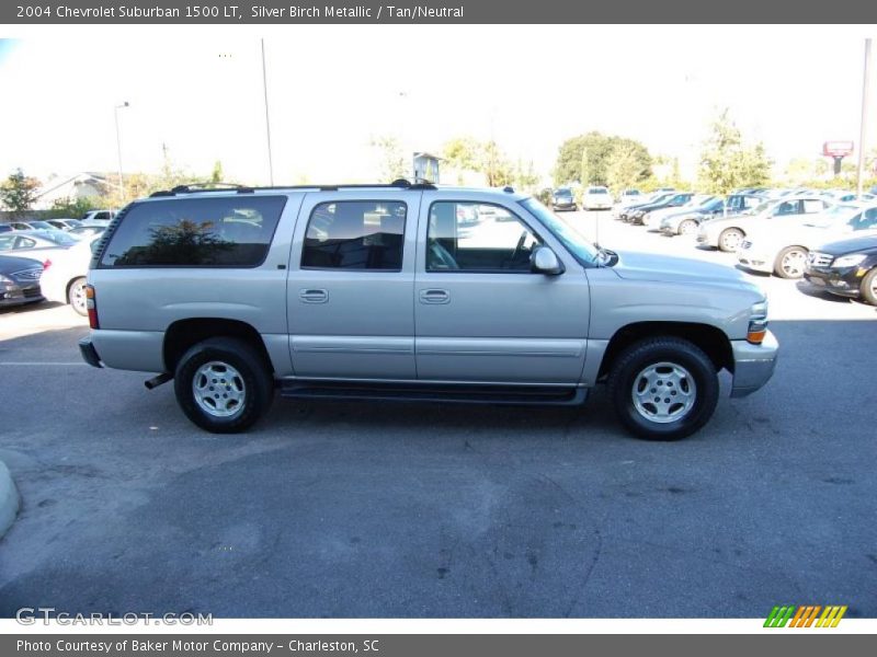 Silver Birch Metallic / Tan/Neutral 2004 Chevrolet Suburban 1500 LT