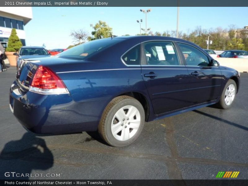 Imperial Blue Metallic / Ebony 2011 Chevrolet Impala LS